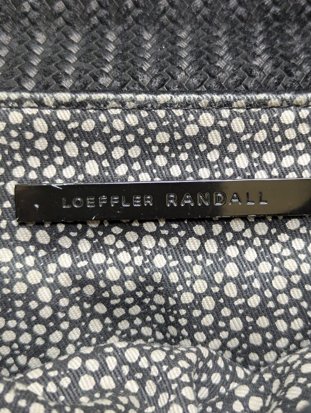 Loeffler Randall Woven Leather Cross body Bag - Picture 8 of 12